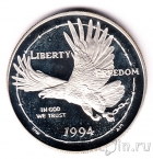 США 1 доллар 1994 Национальный музей военнопленных (proof)