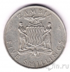 Замбия 5 шиллингов 1965 Независимость