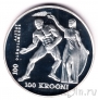 Эстония 100 крон 1996 100 лет Олимпийским играм
