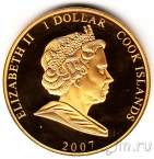 Острова Кука 1 доллар 2007 60 лет Свадьбы (16)