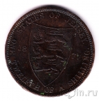 Джерси 1/12 шиллинга 1877