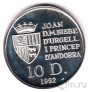 Андорра 10 динер 1992 Серна