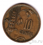 Литва 10 центов 1925