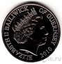 Гернси 5 фунтов 2010 70 лет Битвы за Британию