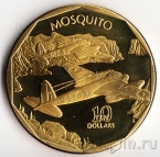 Маршалловы острова 10 долларов 1991 Самолет Mosquito