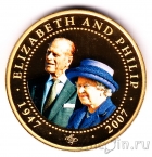 Острова Кука 1 доллар 2008 60 лет Свадьбы (5)