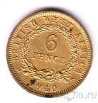 Британская Западная Африка 6 пенсов 1940