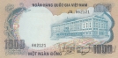 Южный Вьетнам 1000 донгов 1972