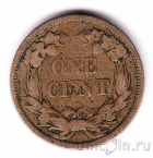 США 1 цент 1858
