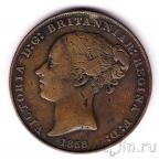 Джерси 1/13 шиллинга 1858
