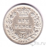 Великобритания 6 пенсов 1879