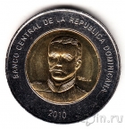 Доминиканская Республика 10 песо 2010