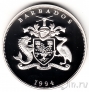 Барбадос 5 долларов 1994 Королева-Мать
