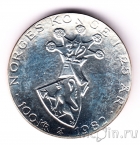 Норвегия 100 крон 1982 25 лет Правления