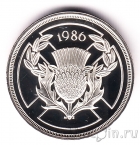 Великобритания 2 фунта 1986 Игры содружества (серебро)