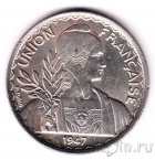 Французский Индокитай 1 пиастр 1947