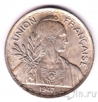 Французский Индокитай 1 пиастр 1947