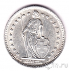Швейцария 1 франк 1957