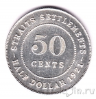 Стрейтс-Сетлментс 50 центов 1921