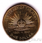 Австралия 1 доллар 2001 Армия