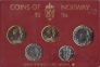 Норвегия набор 5 монет 1996