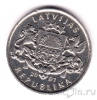 Латвия 1 лат 2001 Аист