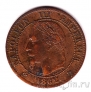 Франция 2 сантима 1862 (К)