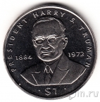 Либерия 1 доллар 1995 Гарри Трумен