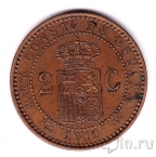 Испания 2 сентимо 1912