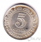 Малайя 5 центов 1945