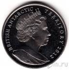 Британские Антарктические территории 2 фунта 2012 Роберт Скотт