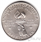 США 1/2 доллара 1993 Джеймс Мэдиссон (UNC)
