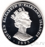 Фолклендские острова 50 пенсов 1995 Королева-Мать