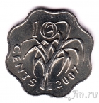 Свазиленд 10 центов 2007