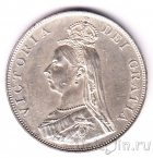 Великобритания двойной флорин 1887
