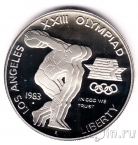 США 1 доллар 1983 Олимпийские игры (proof)