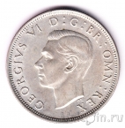 Великобритания 1/2 кроны 1945