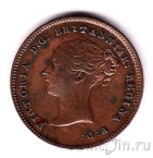 Великобритания 1/2 фартинга 1844