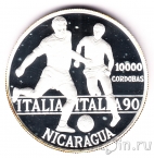 Никарагуа 10000 кордоба 1990 Чемпионат мира по футболу