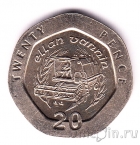 Остров Мэн 20 пенсов 1995