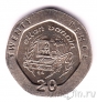 Остров Мэн 20 пенсов 1995