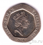 Остров Мэн 20 пенсов 1995