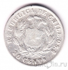 Чили 20 сентаво 1879