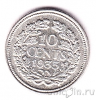 Нидерланды 10 центов 1935