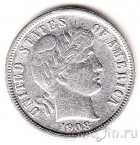 США 1 дайм 1908 (S)