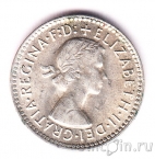 Австралия 3 пенса 1956