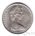 Новая Зеландия 20 центов 1967