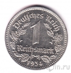 Германия 1 марка 1934 (J)