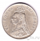 Великобритания двойной флорин 1888