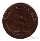 Испания 1 сентимо 1870